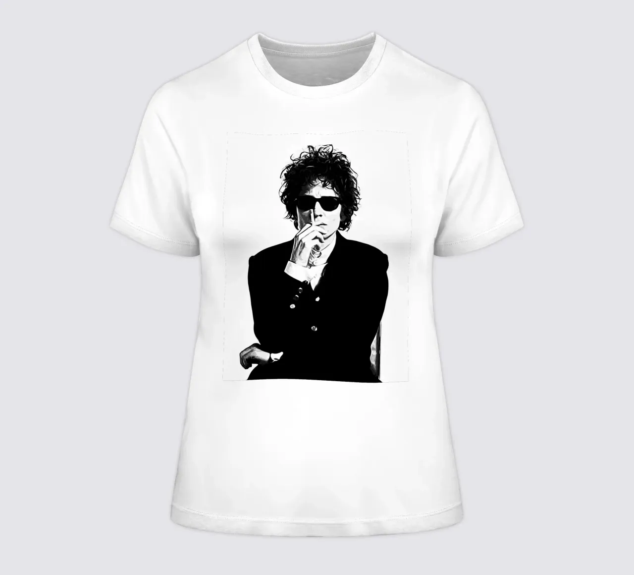 bob dylan music 4 Art women's fitted t-shirt by music soul