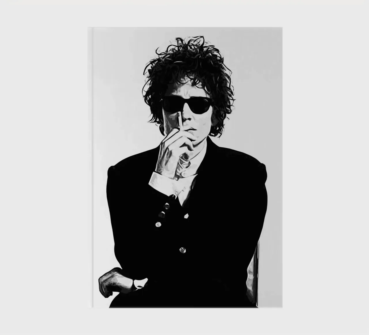 bob dylan music 4 Art notebook by music soul