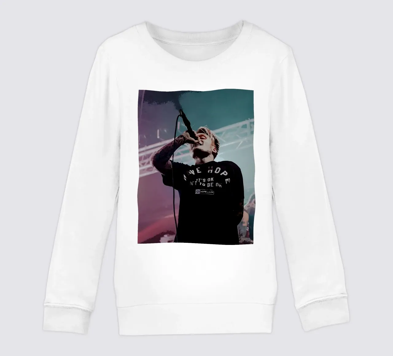 neck deep band kids sweatshirt by vanhesling