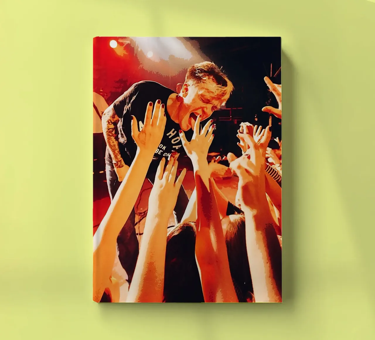 neck deep band notebook by vanhesling