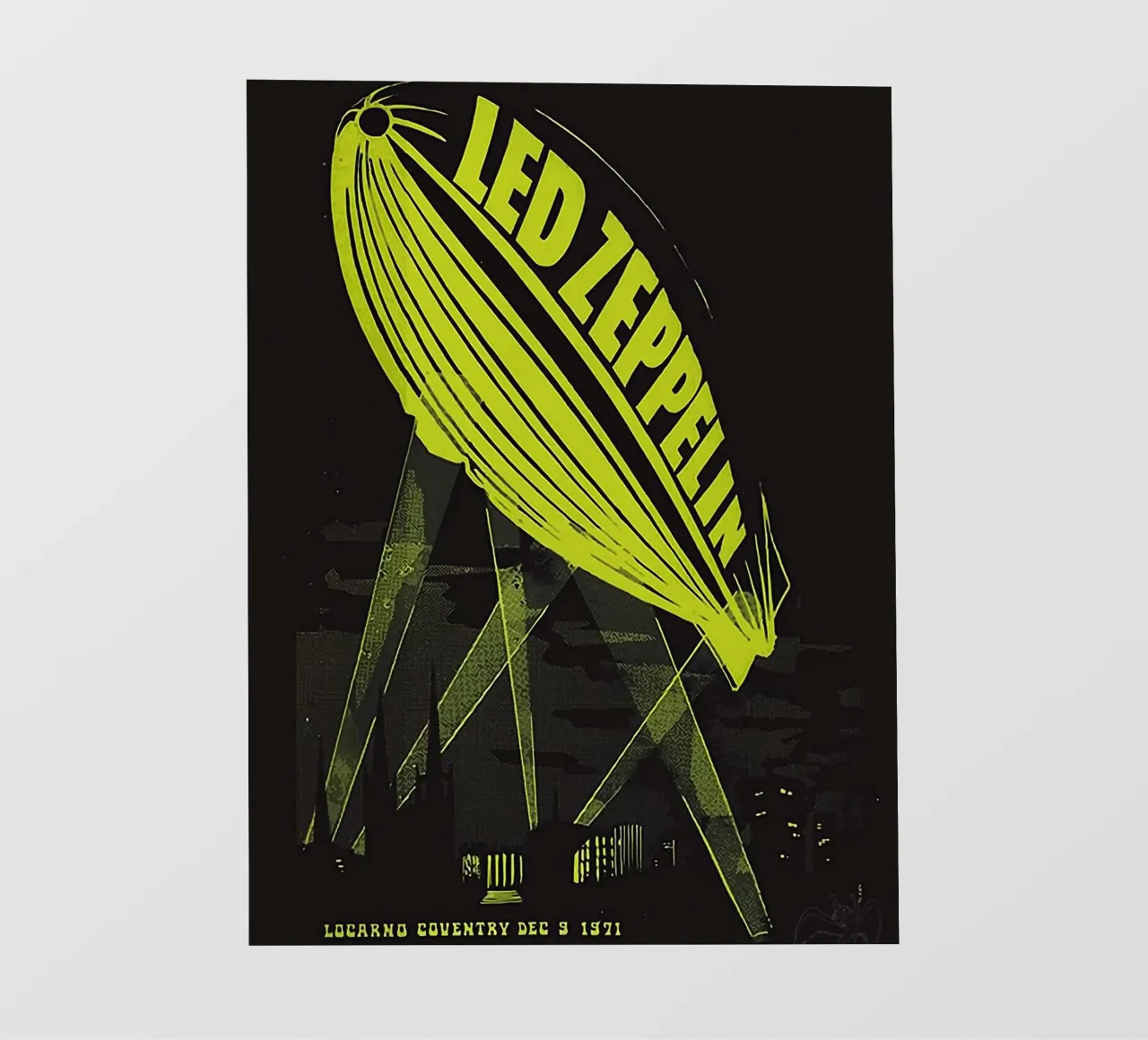 La band dei Led Zeppelin pellicola backlit da vanhesling