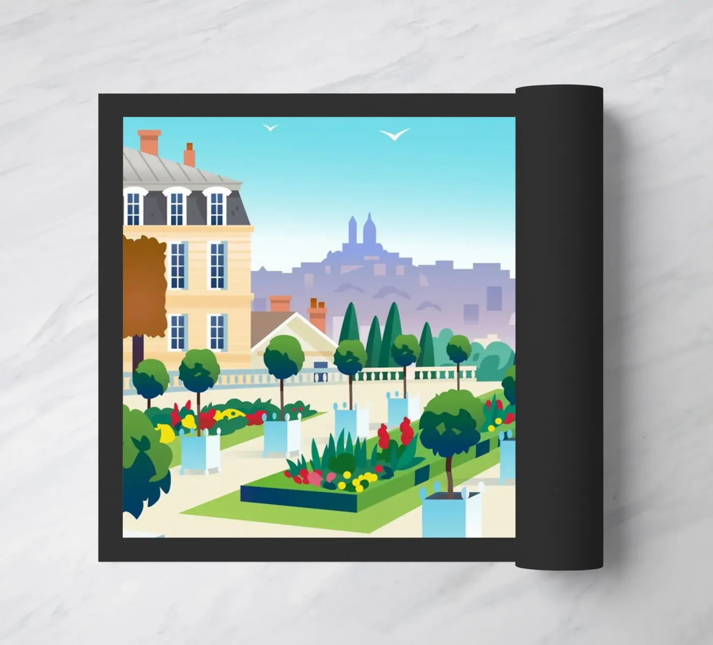 Saint-Cloud park doormat by C.WILL