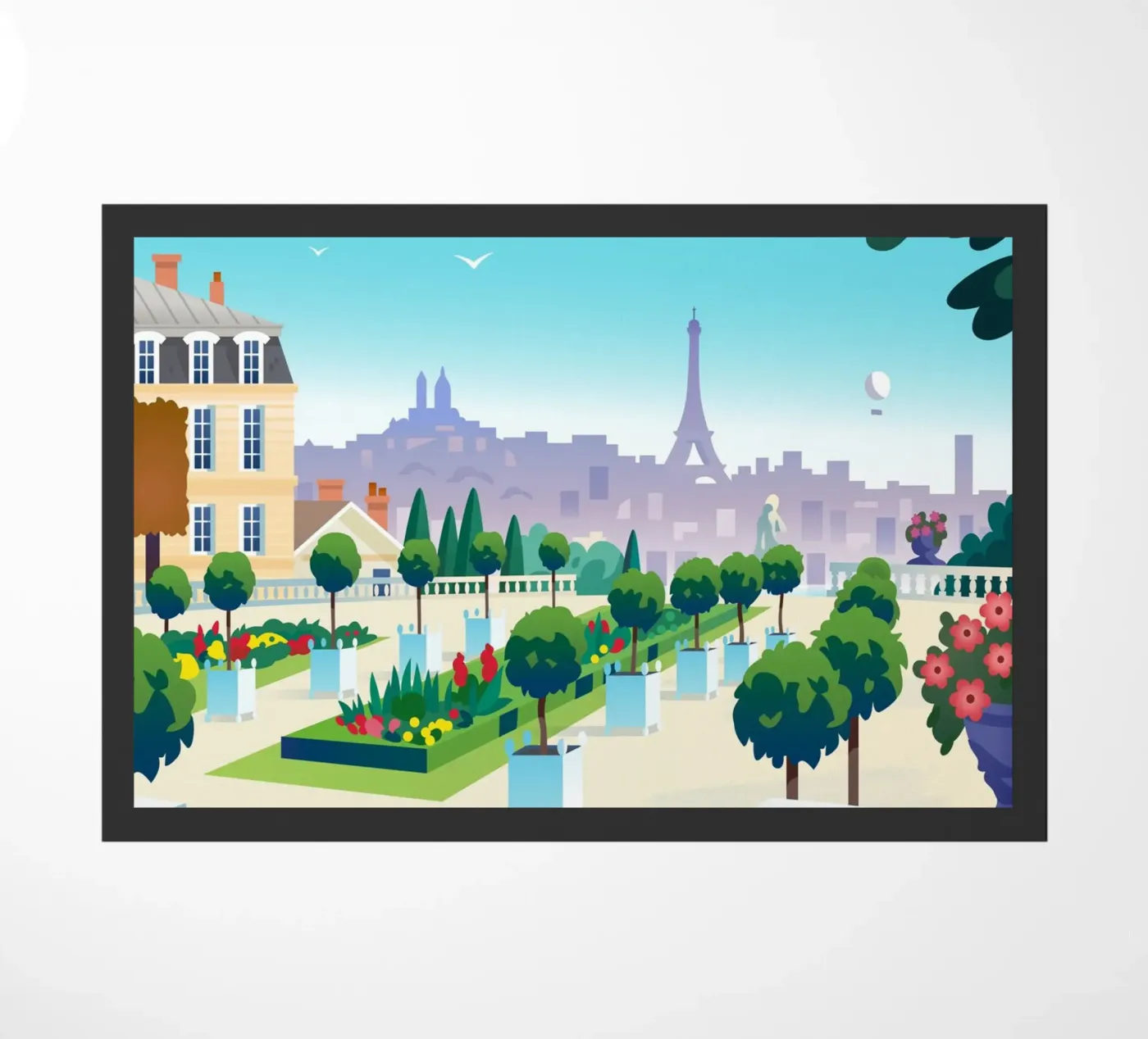 Saint-Cloud park doormat by C.WILL