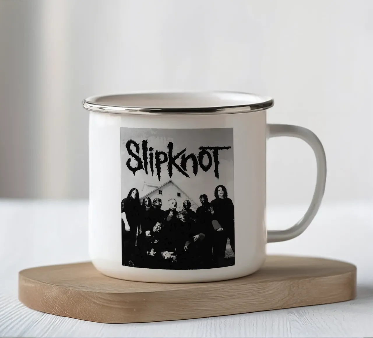 groupe slipknot mug en émail de vanhesling