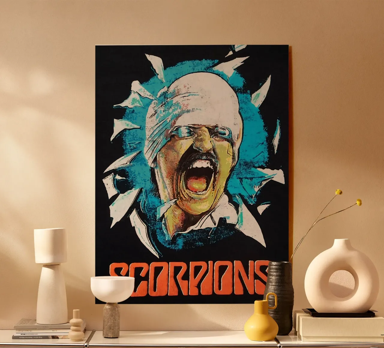 groupe scorpions plexiglas de vanhesling