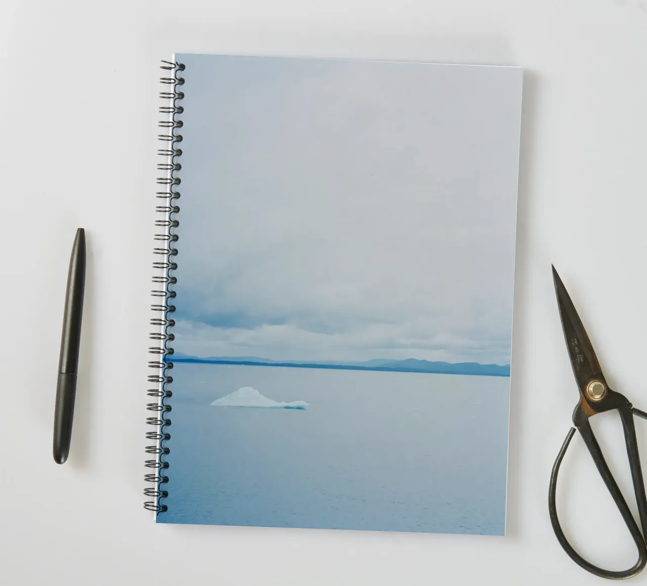 Glacier at the end of the world spiral notebook by KISSA STUDIO