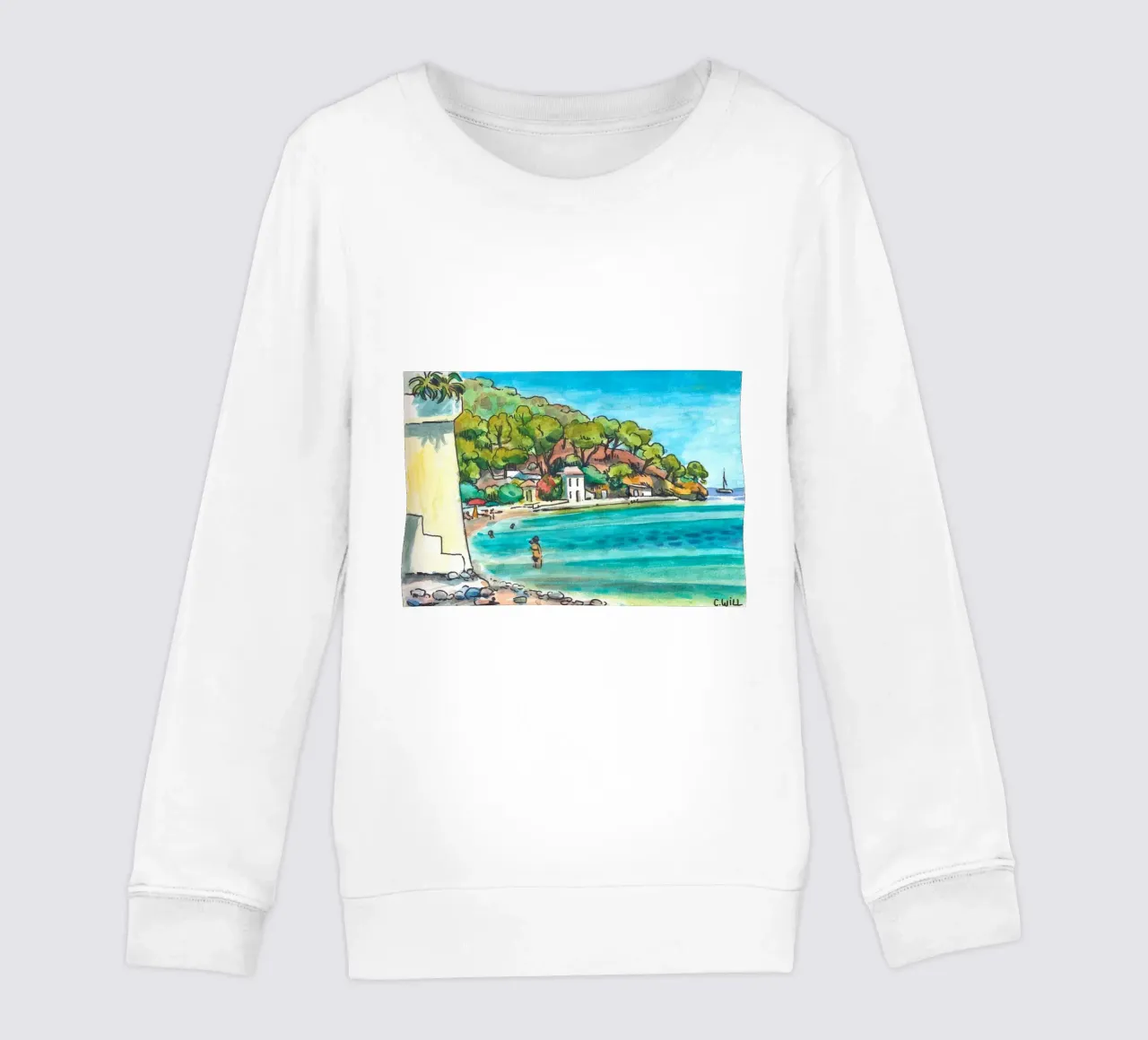 Monastiri beach felpa bambino da C.WILL