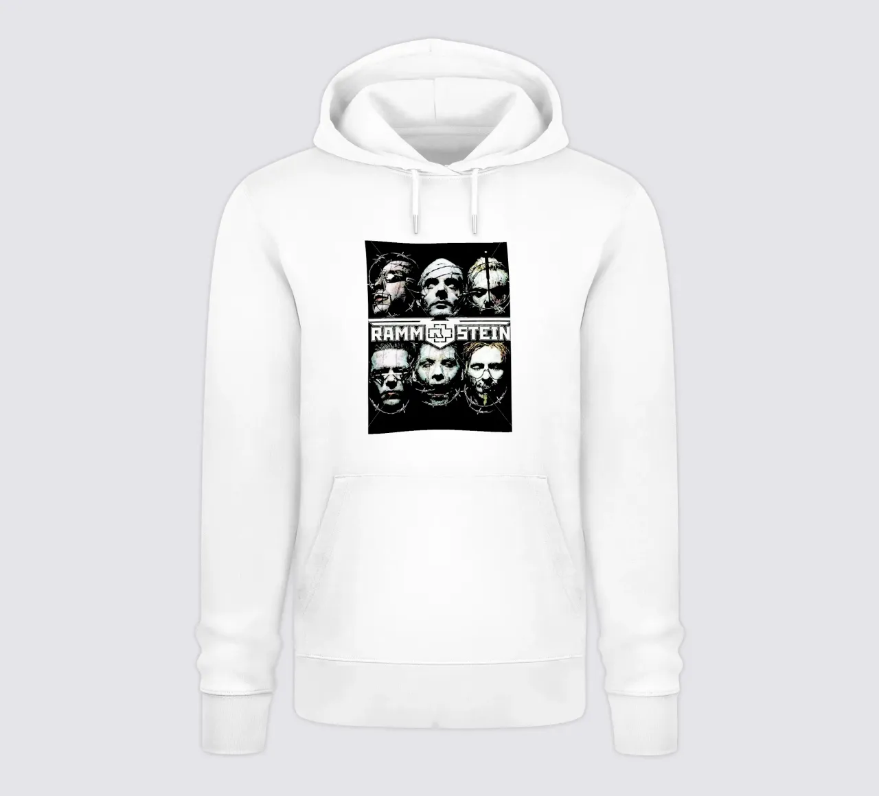 Rammstein 3 Arte felpa con cappuccio da music soul