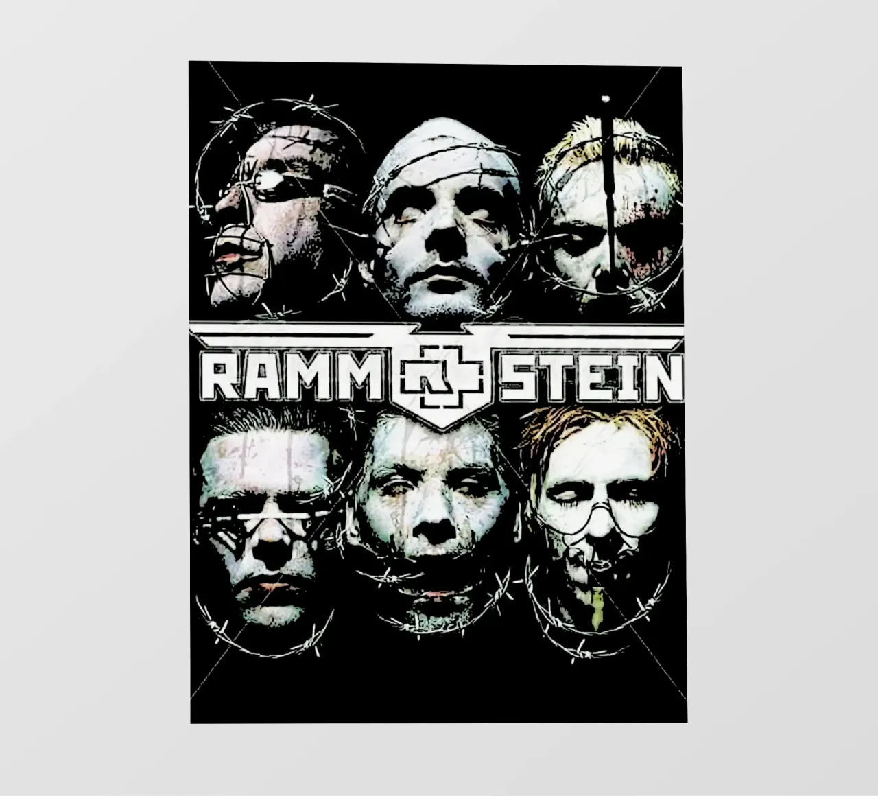Rammstein 3 Arte pellicola backlit da music soul