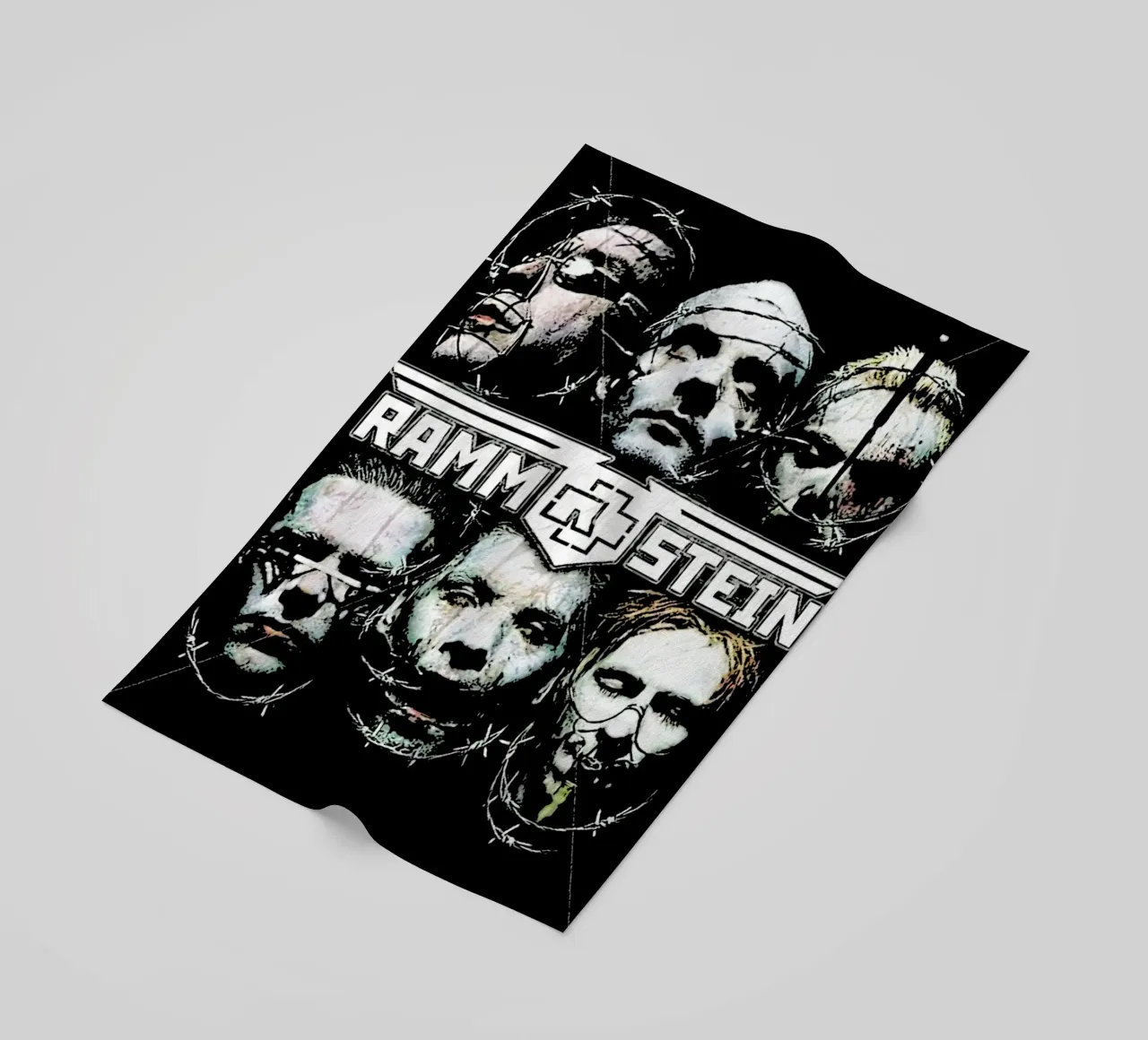Rammstein 3 Arte toalla de playa de music soul