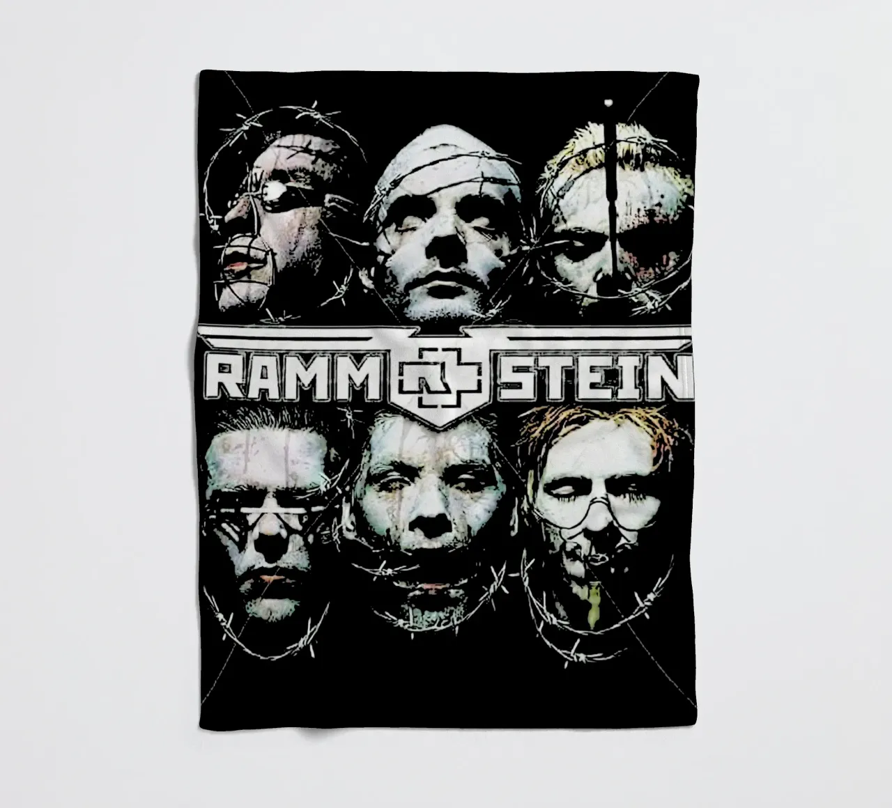 Rammstein 3 Arte coperta in pile da music soul