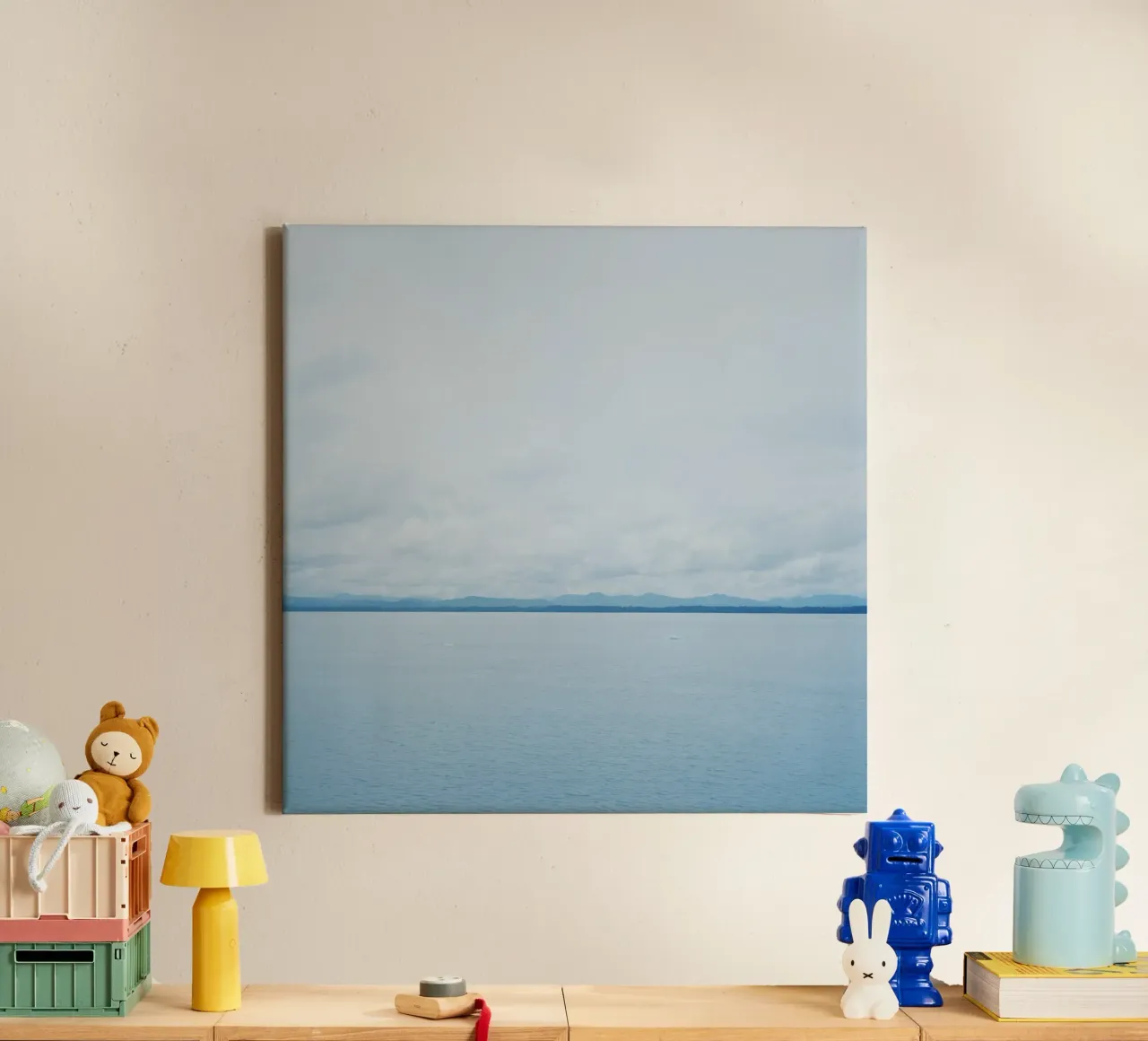 Glacier at the end of the world canvas by KISSA STUDIO