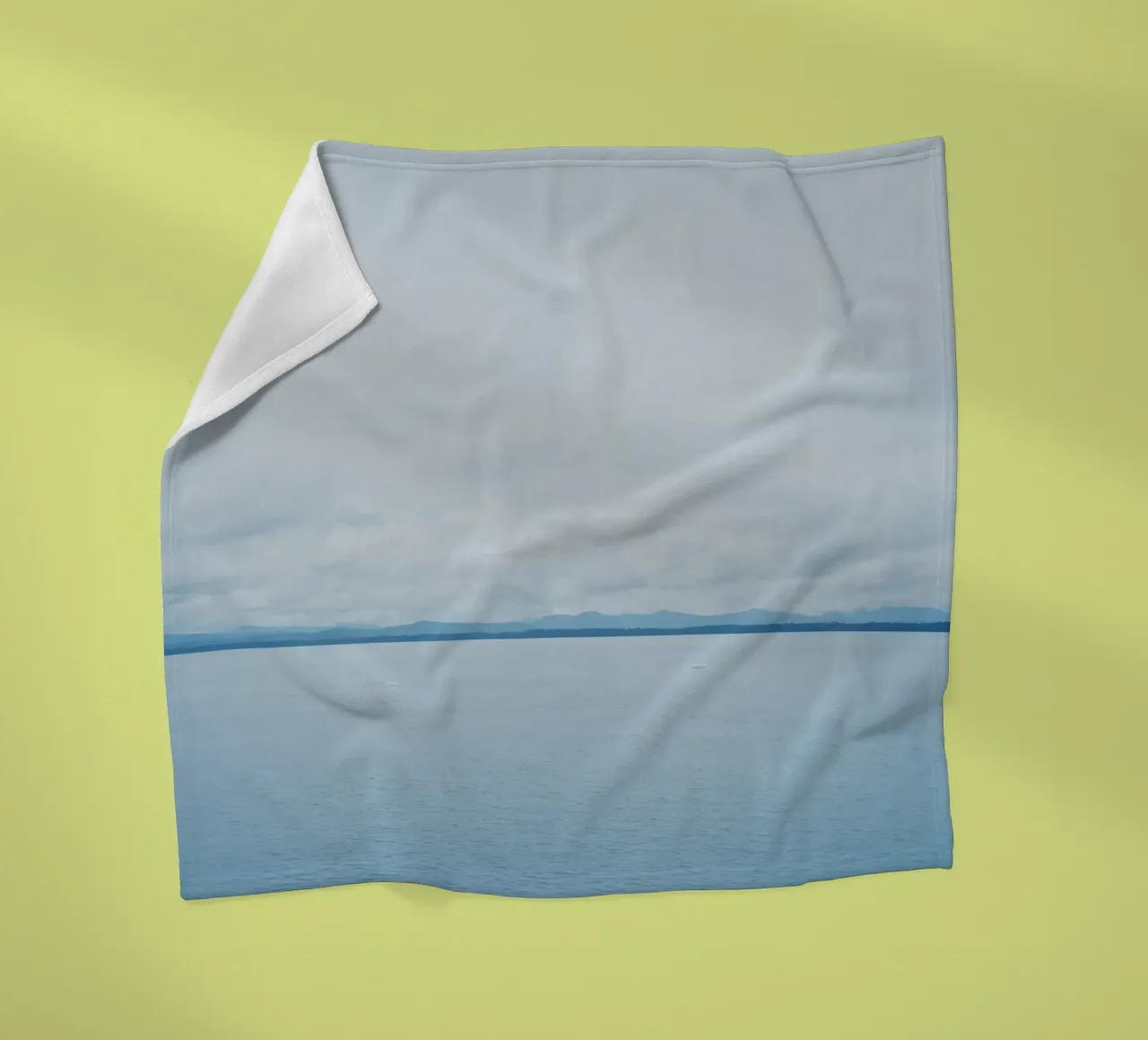 Glacier at the end of the world fleece blanket by KISSA STUDIO