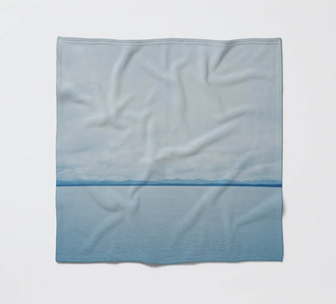 Glacier at the end of the world fleece blanket by KISSA STUDIO
