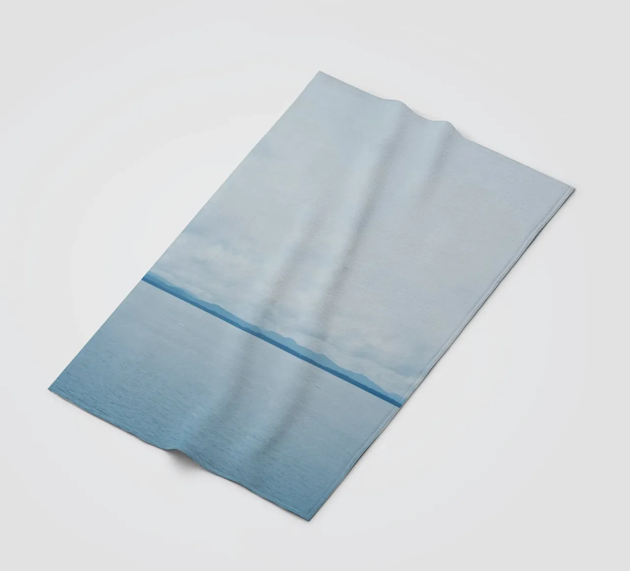 Glacier at the end of the world fleece blanket by KISSA STUDIO