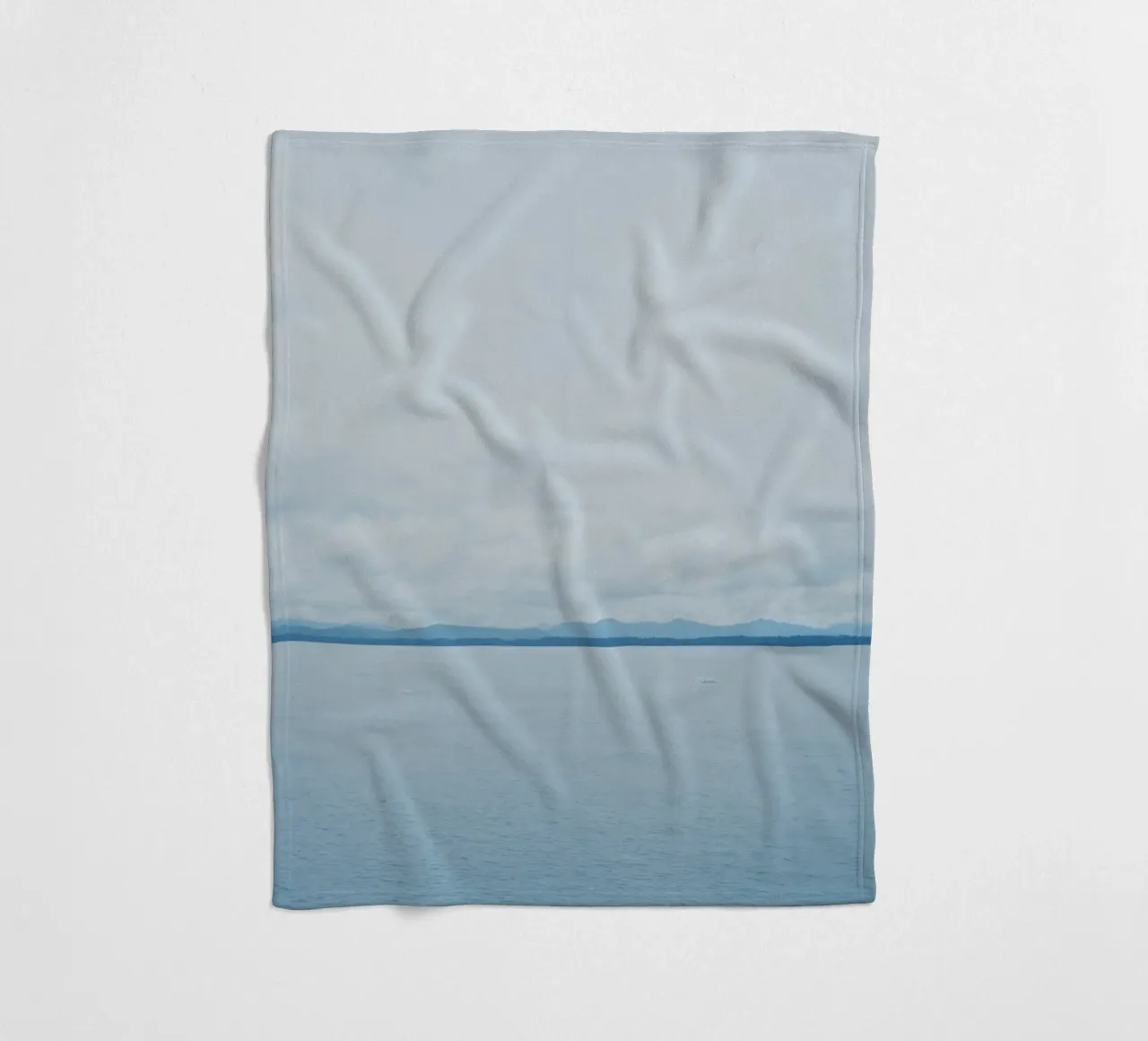 Glacier at the end of the world fleece blanket by KISSA STUDIO