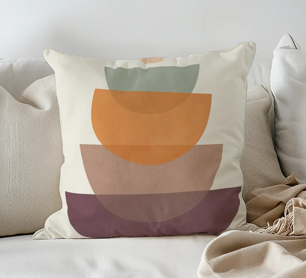 Balanced Harmony decorative cushion by LeaDArt