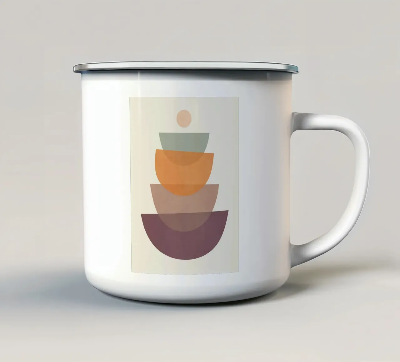 Armonia equilibrata tazza in smalto da LeaDArt