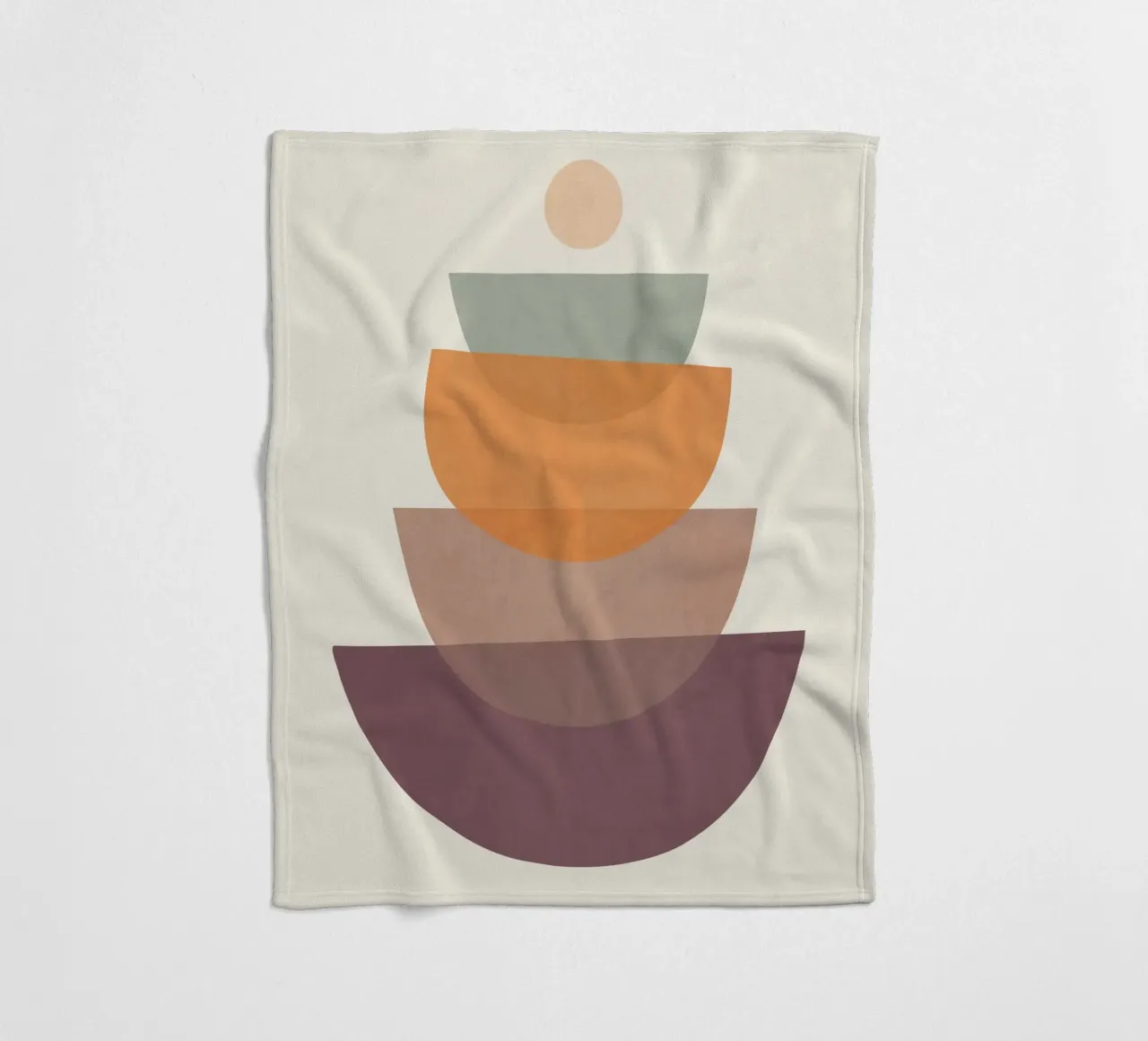 Balanced Harmony fleece blanket by LeaDArt