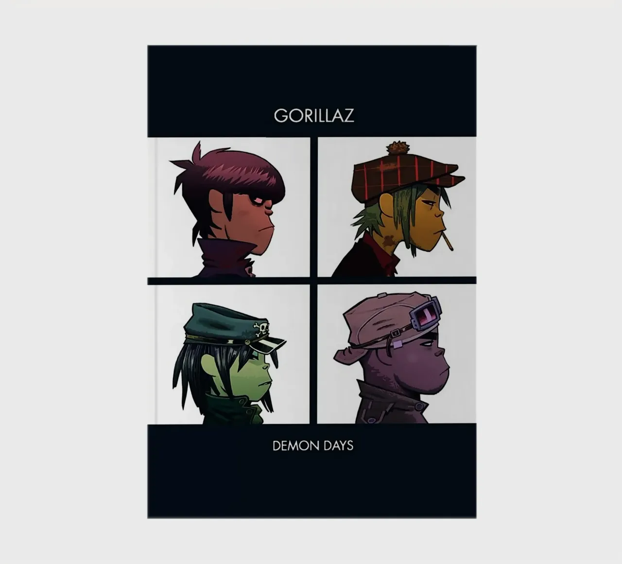 Le groupe Gorillaz carnet de notes de vanhesling