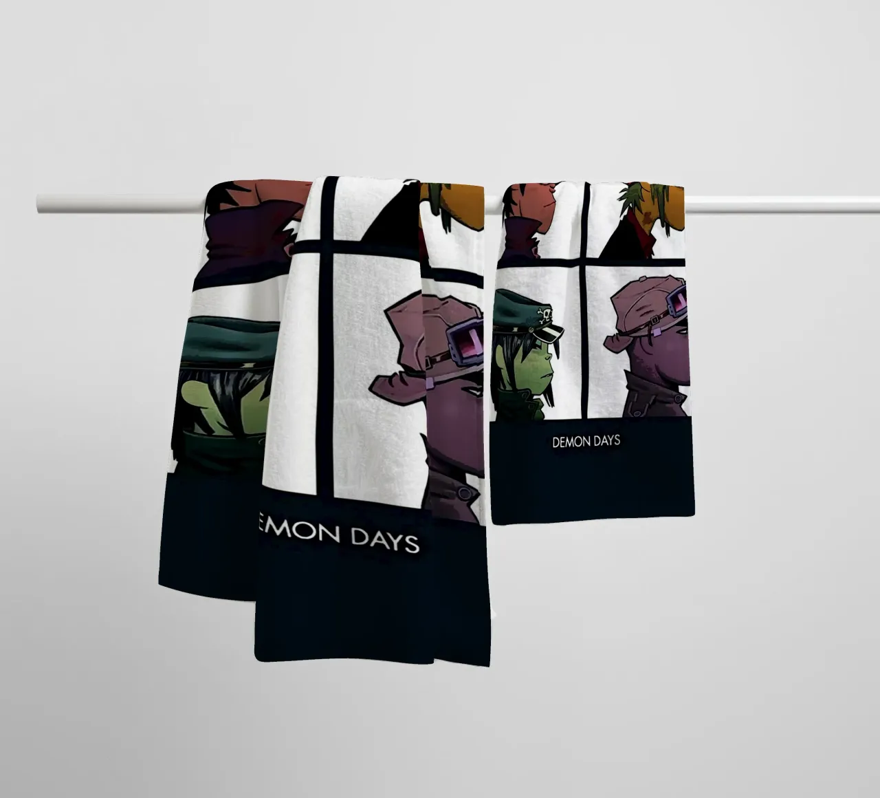Le groupe Gorillaz serviette de bain de vanhesling
