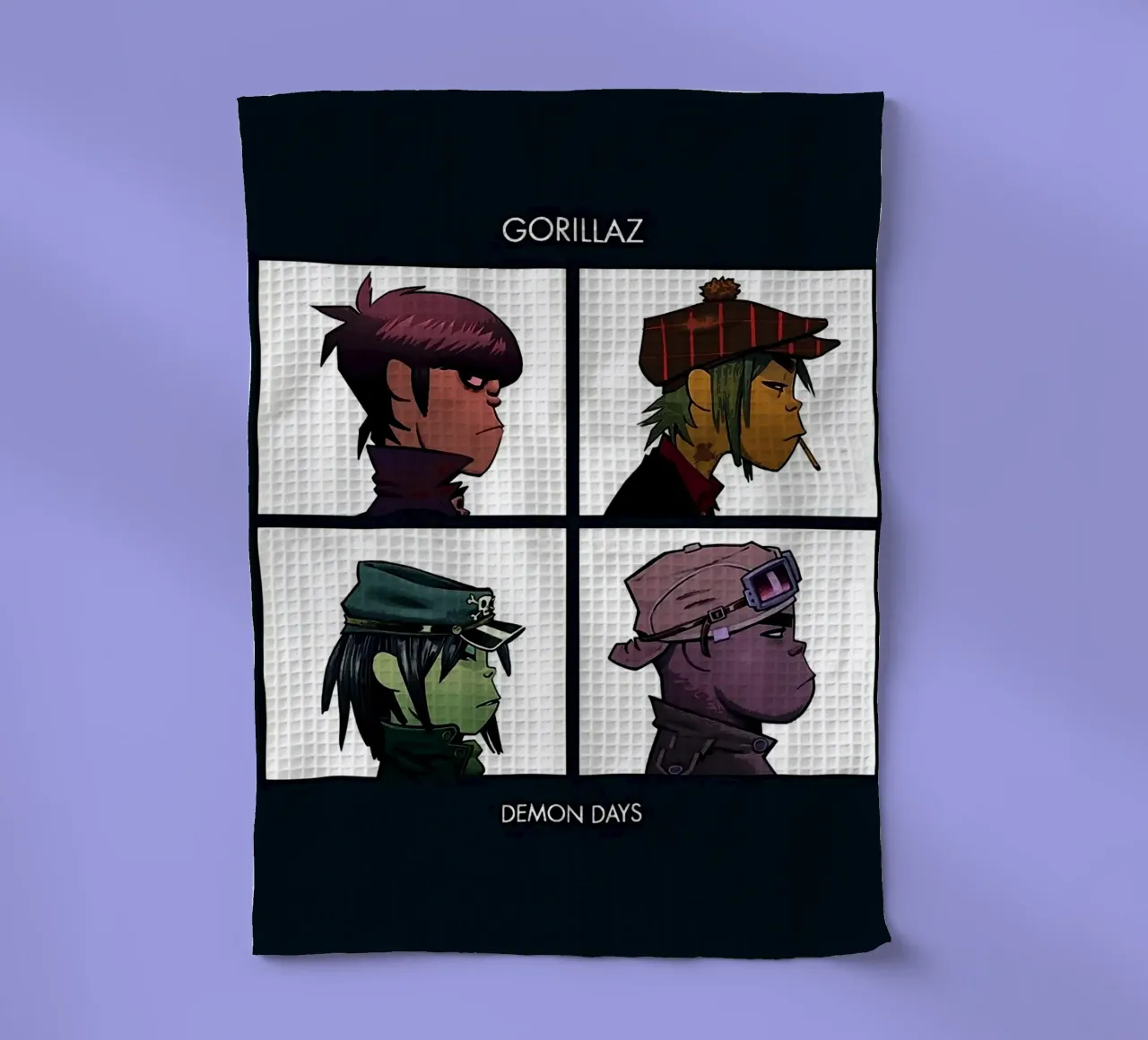 Le groupe Gorillaz torchon de vanhesling