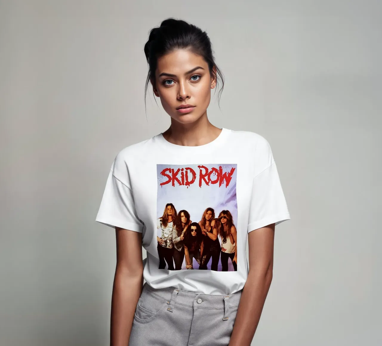 skid row band t-shirt by vanhesling