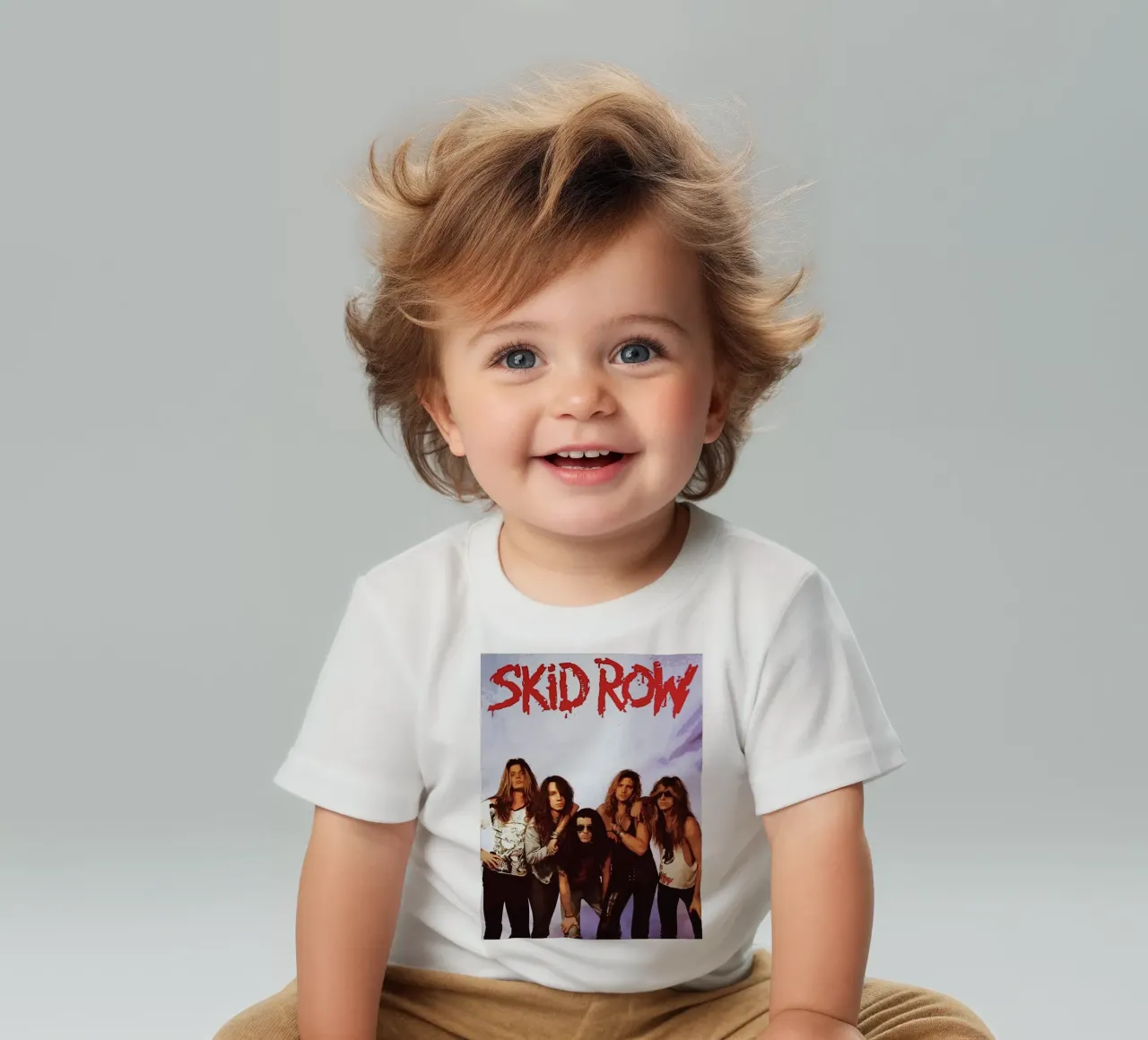 skid row band baby t-shirt by vanhesling