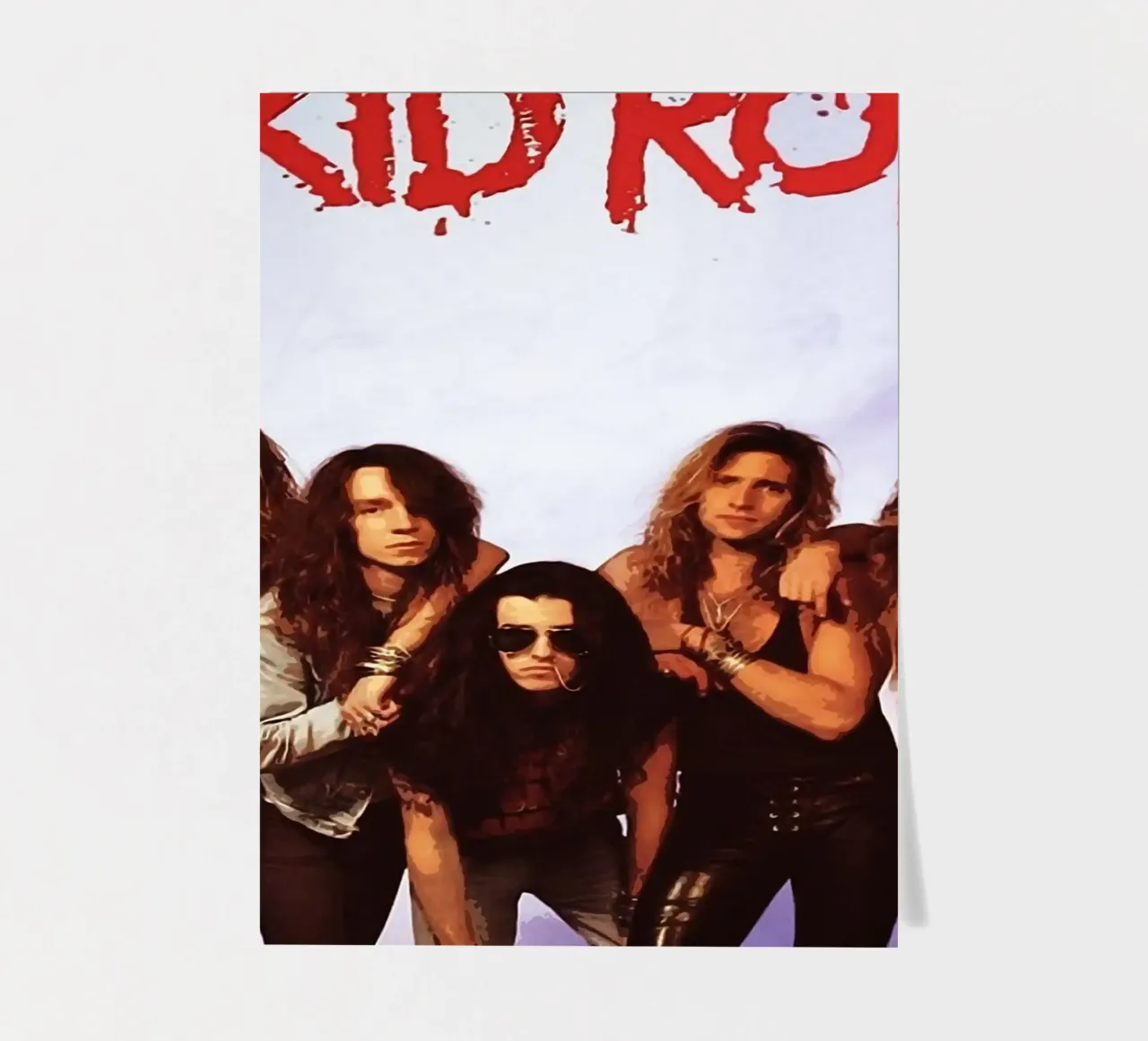 skid row band sticker sheet by vanhesling