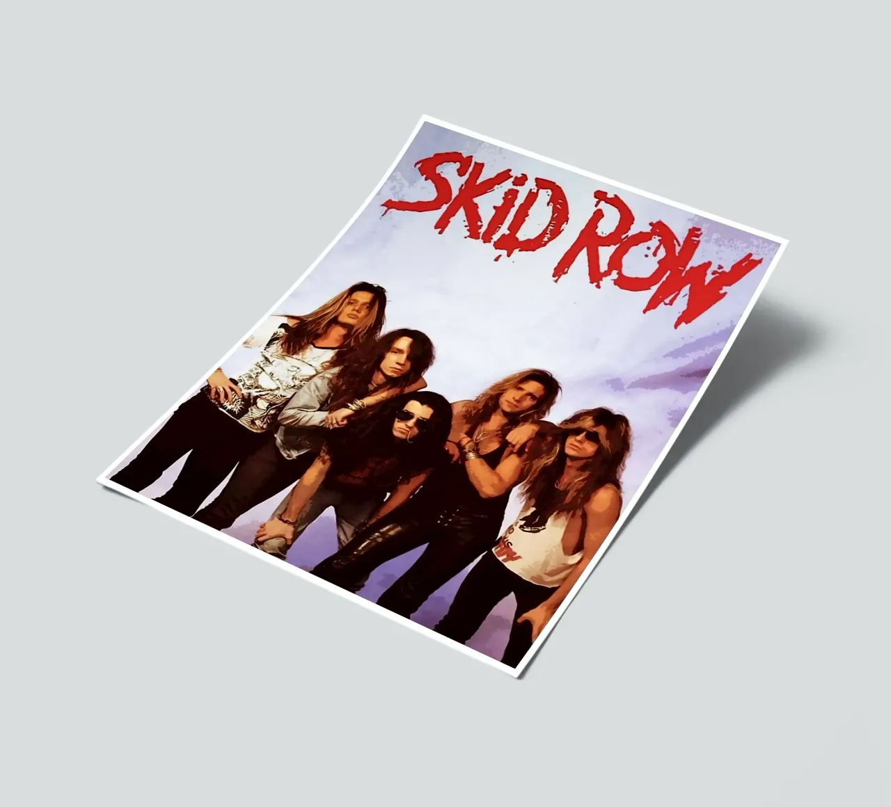 skid row band sticker sheet by vanhesling