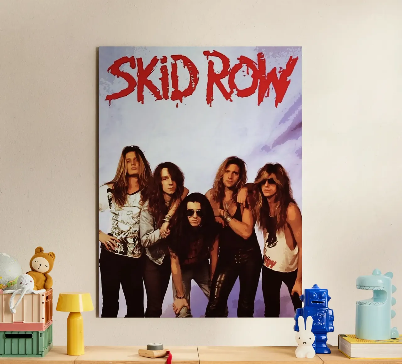 skid row band alu-dibond by vanhesling