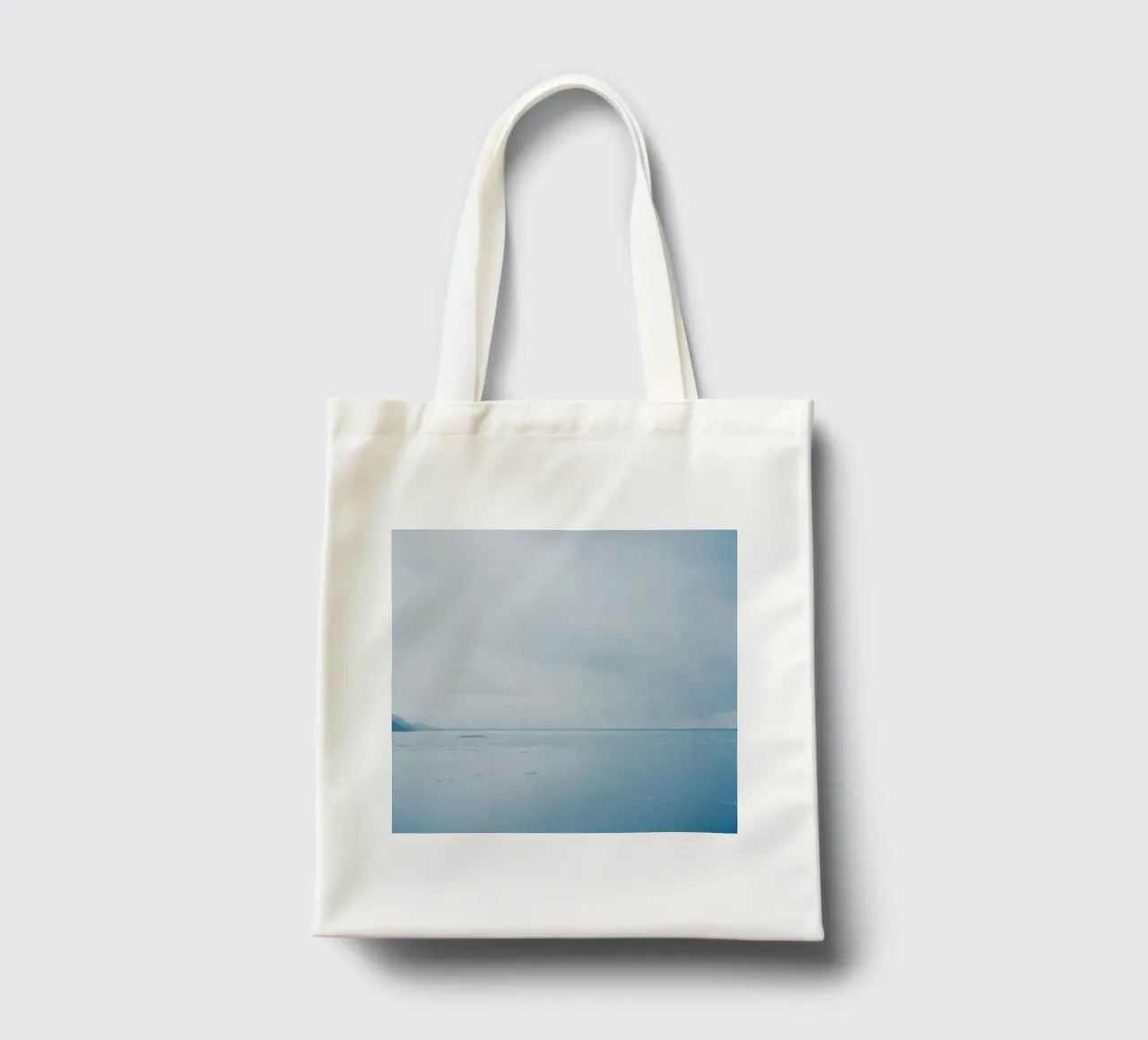 Glacier at the end of the world tote bag by KISSA STUDIO