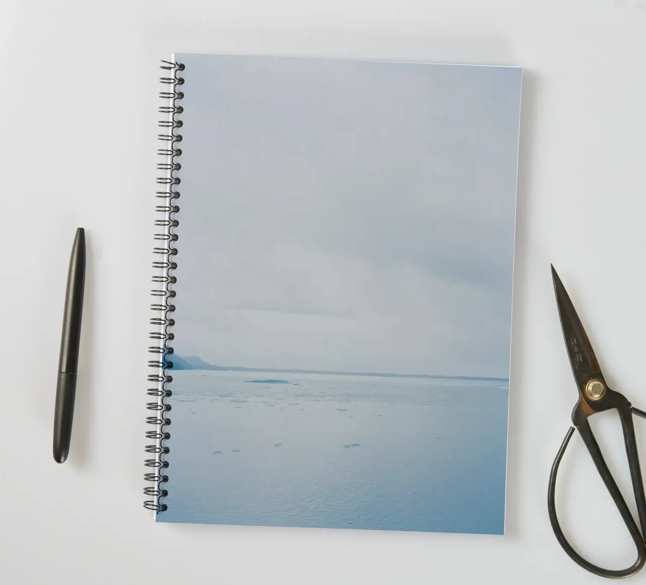 Glacier at the end of the world spiral notebook by KISSA STUDIO