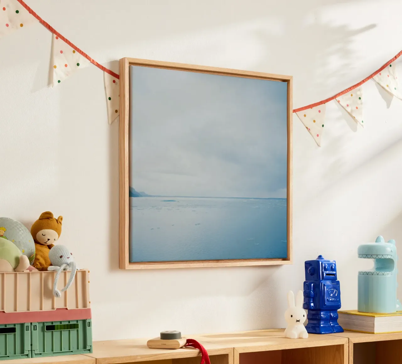 Glacier at the end of the world canvas by KISSA STUDIO