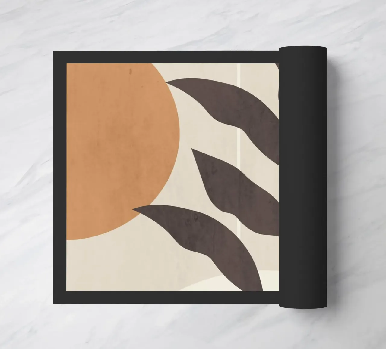 Rustige groei deurmat van LeaDArt