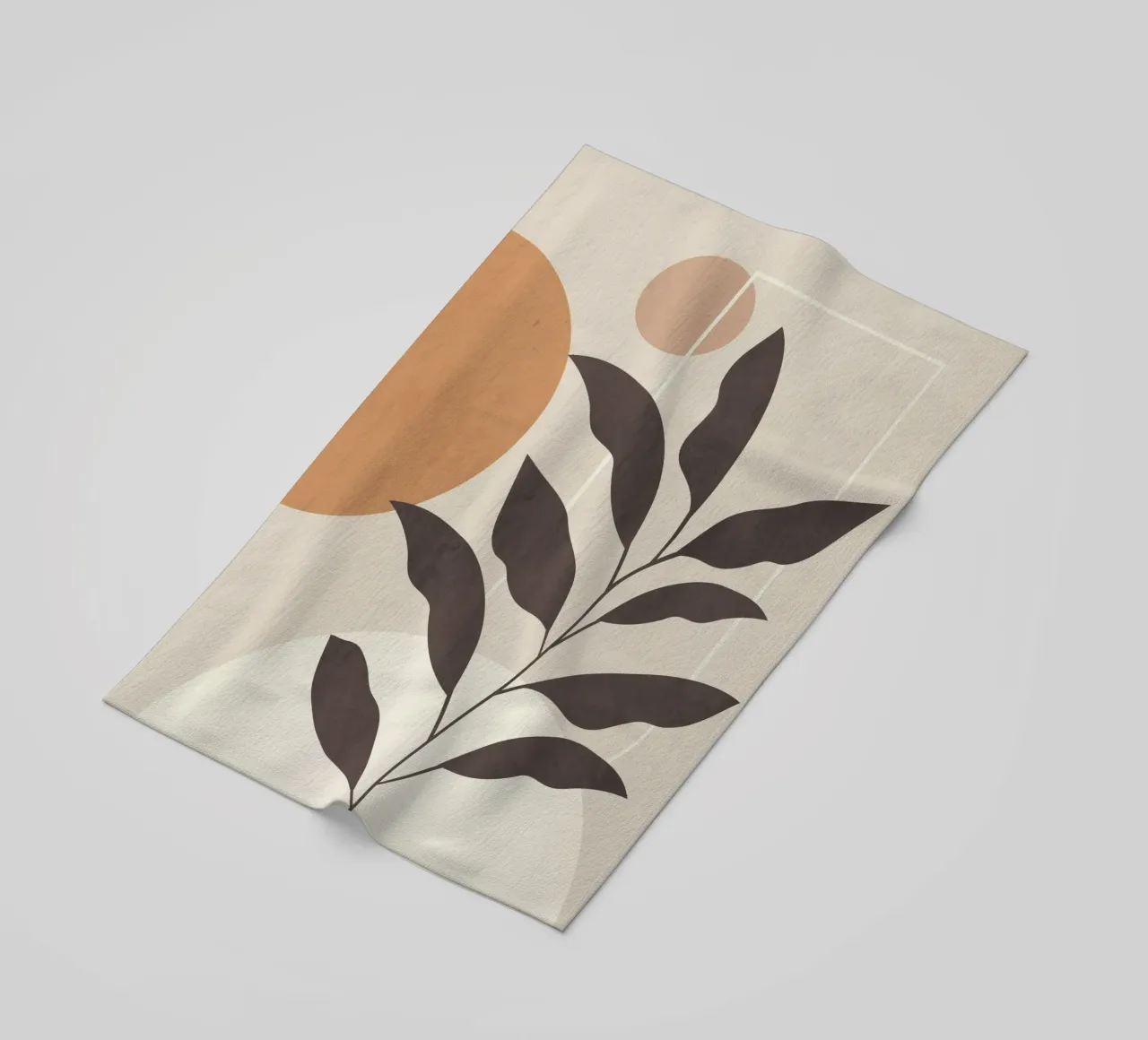 Quiet Growth beach towel by LeaDArt