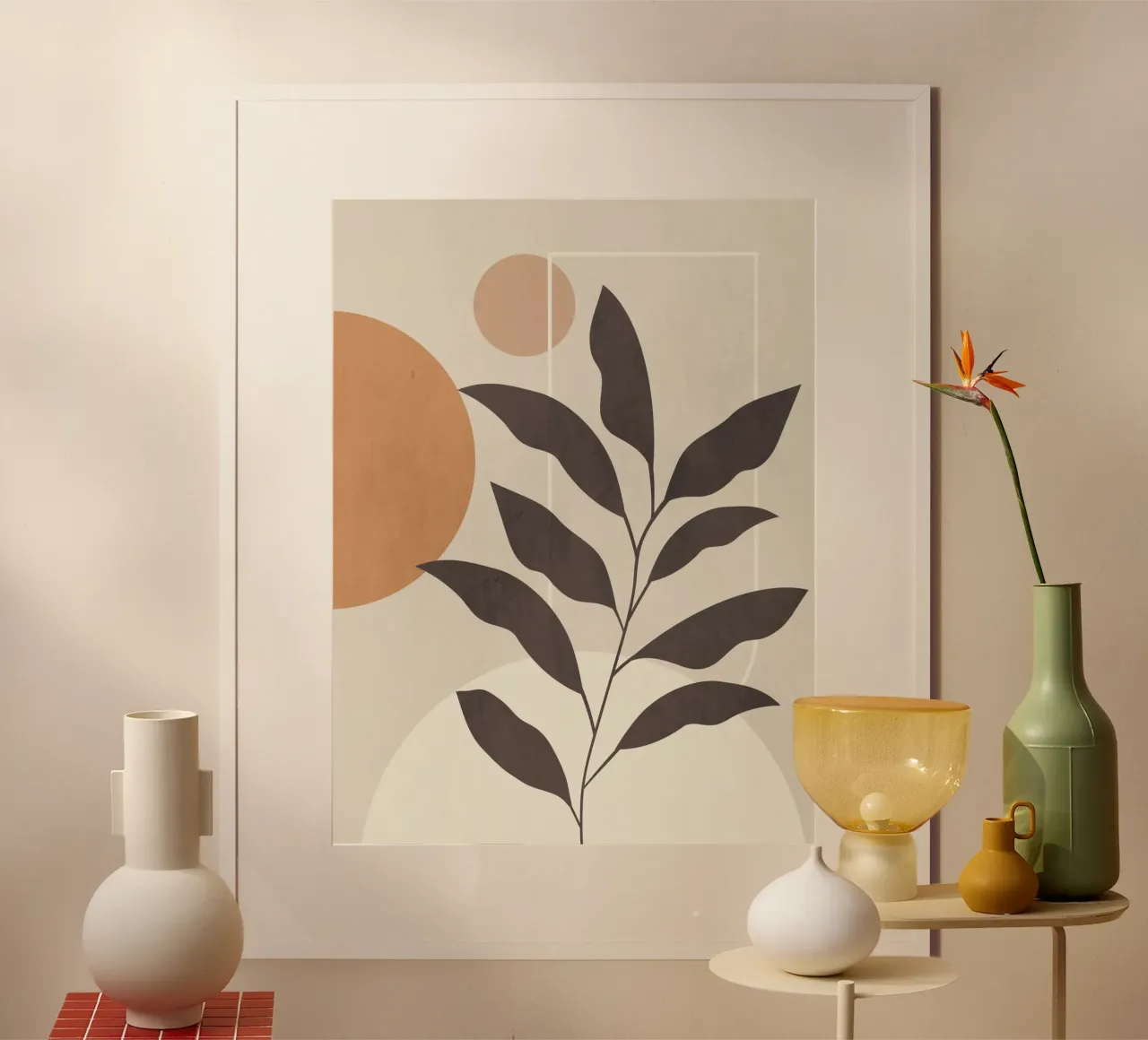 Rustige groei poster van LeaDArt