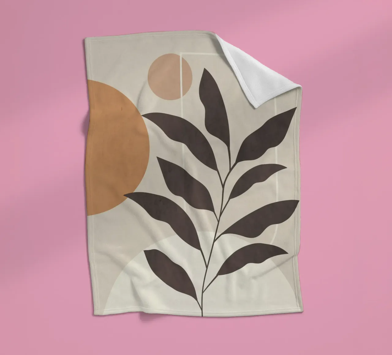 Rustige groei fleecedeken van LeaDArt