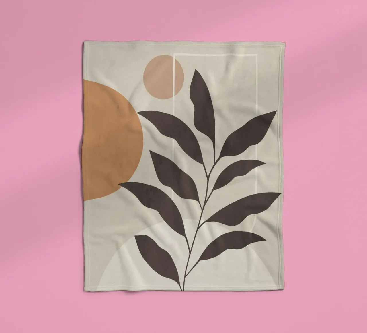 Rustige groei fleecedeken van LeaDArt