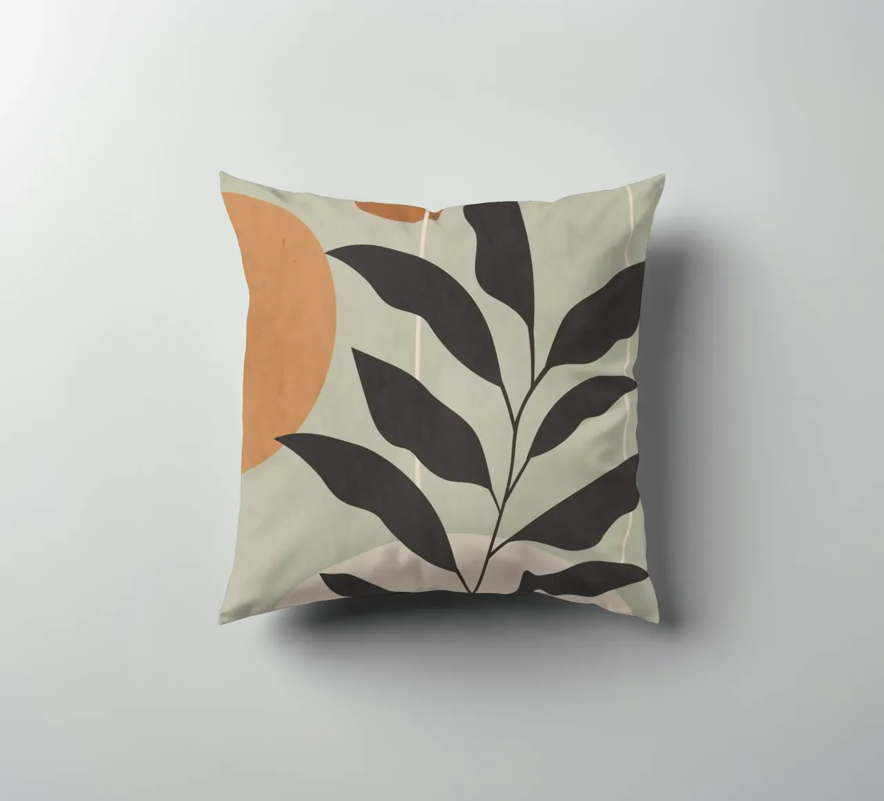 Quiet Growth II decorative cushion by LeaDArt