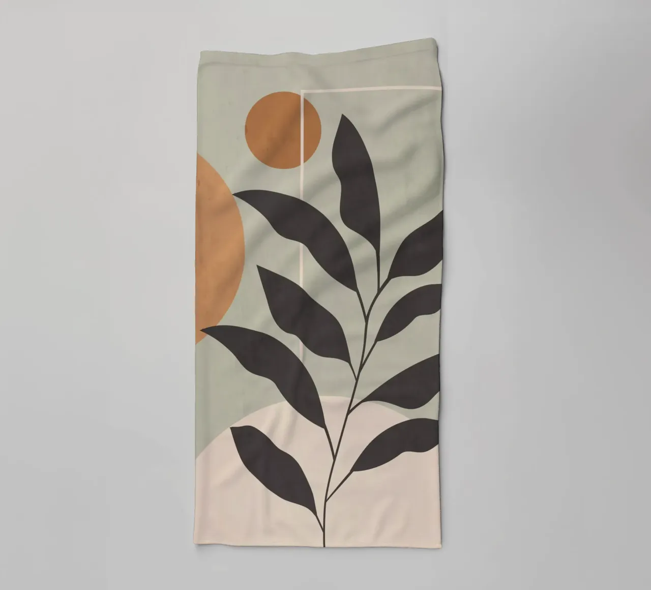 Rustige groei II badhanddoek van LeaDArt