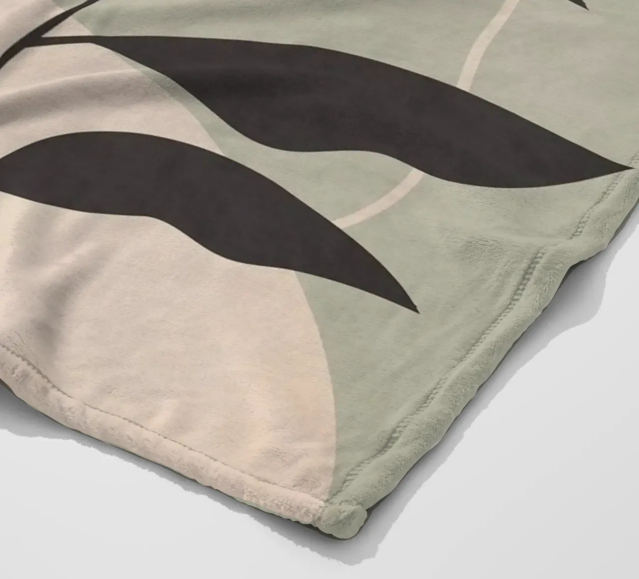 Quiet Growth II fleece blanket by LeaDArt