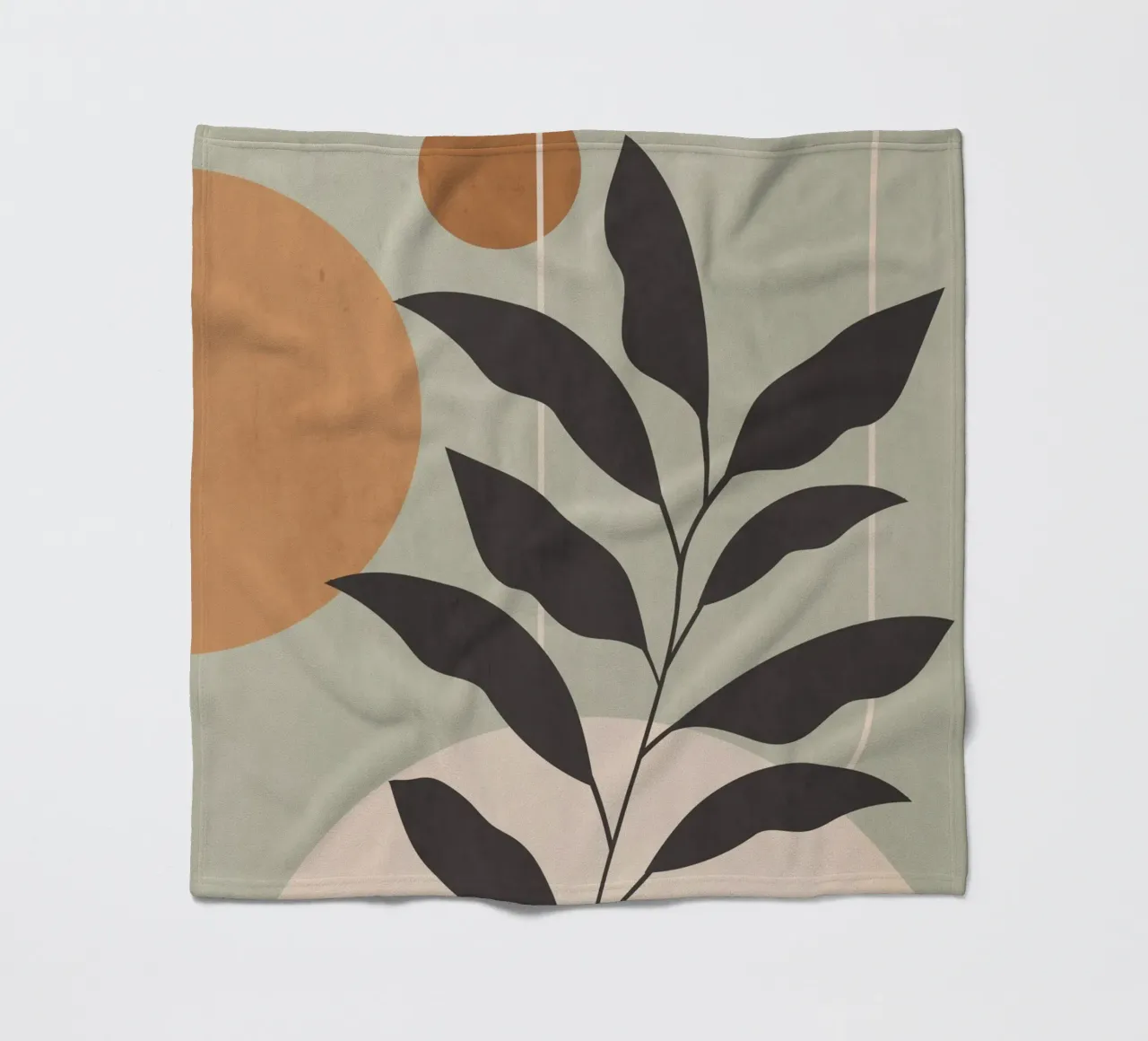 Quiet Growth II fleece blanket by LeaDArt