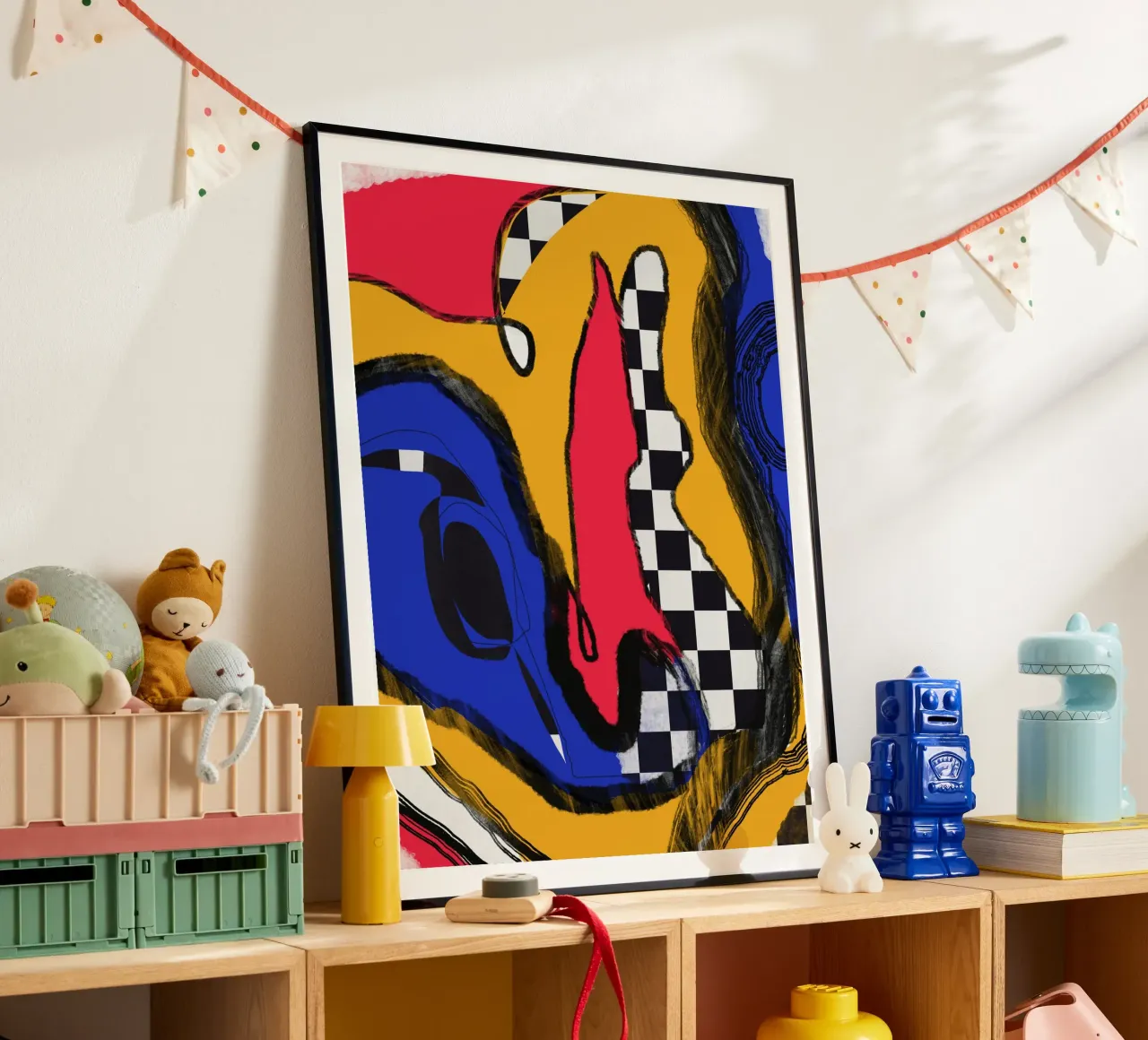 Spazio organico e geometrico 07 poster da Little Dean