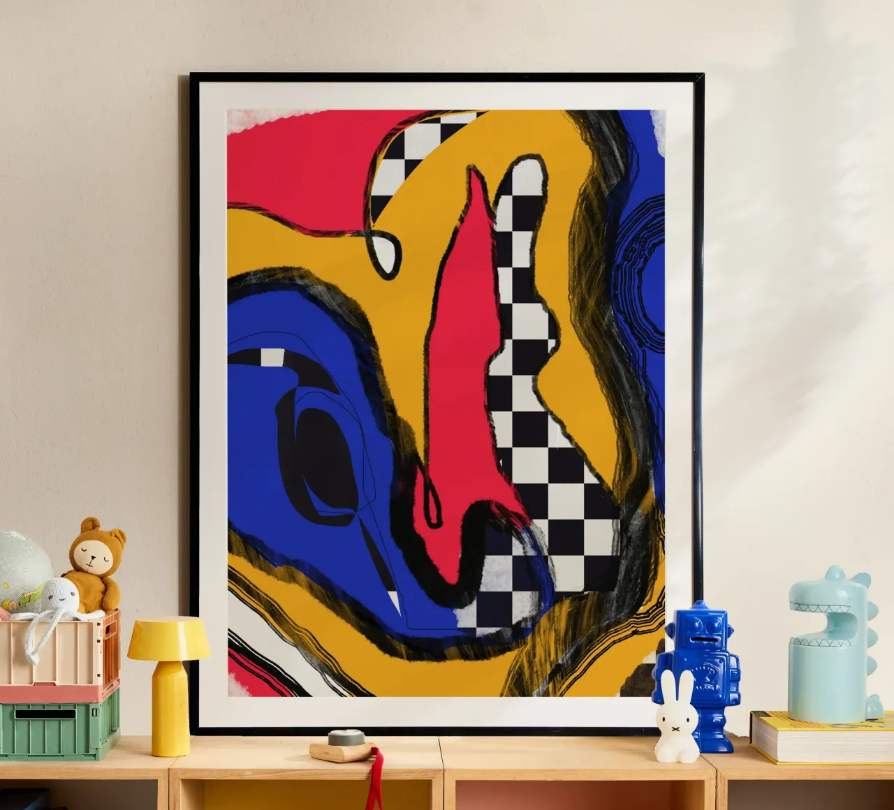 Spazio organico e geometrico 07 poster da Little Dean