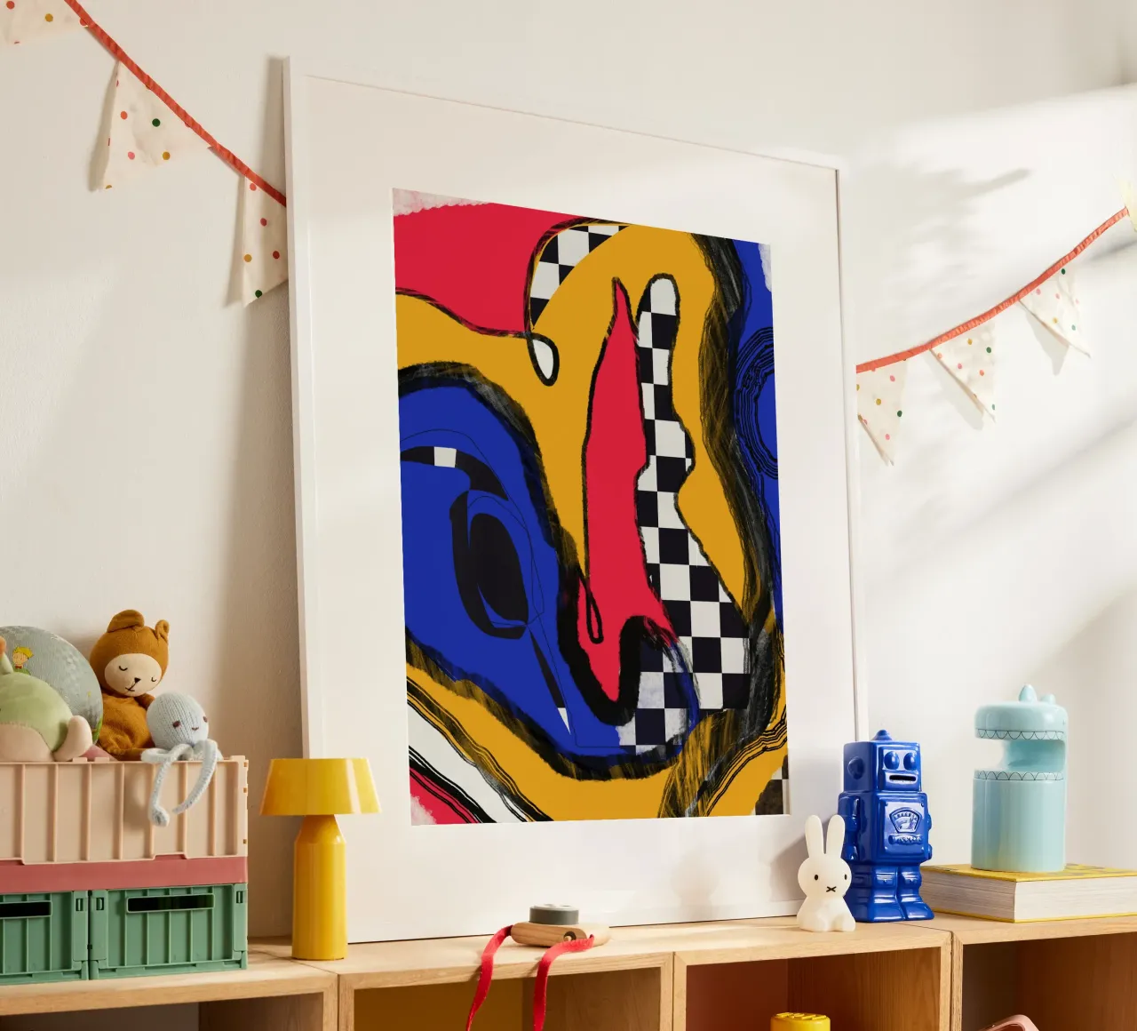 Spazio organico e geometrico 07 poster da Little Dean