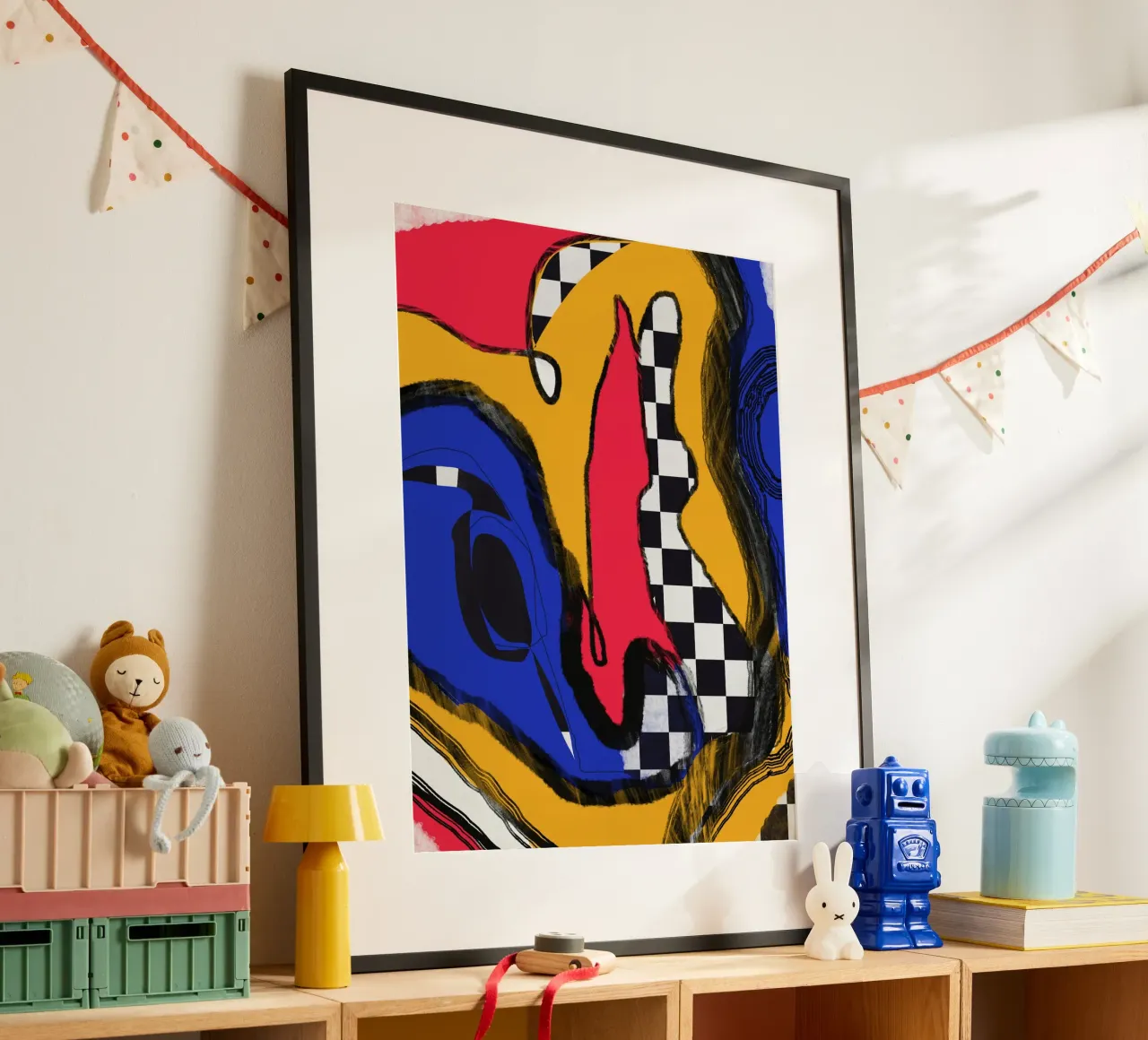 Spazio organico e geometrico 07 poster da Little Dean