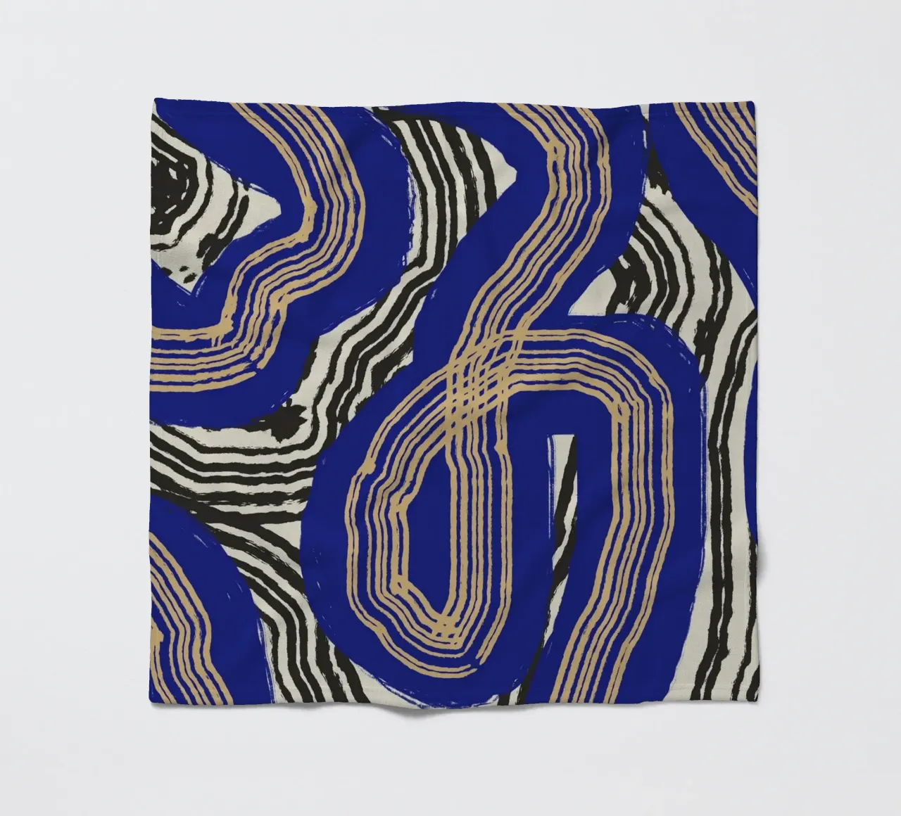 Astrazione delle linee 02 coperta in pile da Little Dean