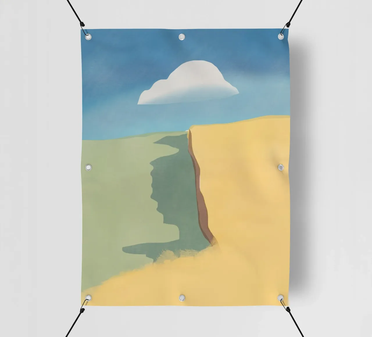 Campo d'oro telo in pvc da Little Dean