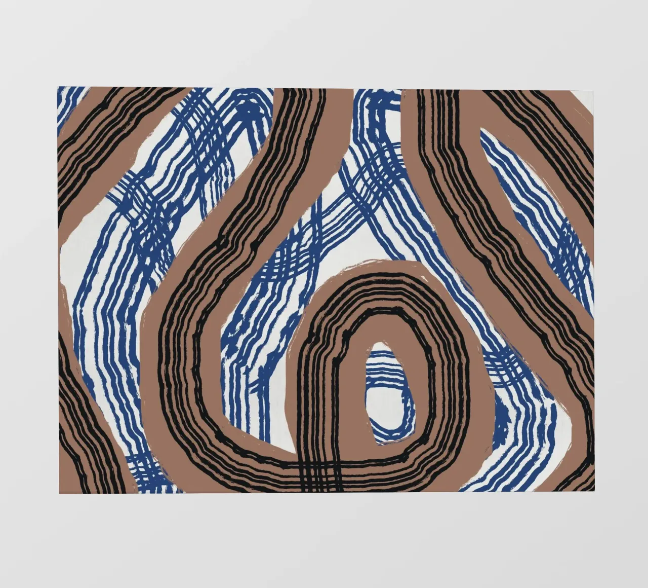 Astrazione delle linee 03 telo in pvc da Little Dean